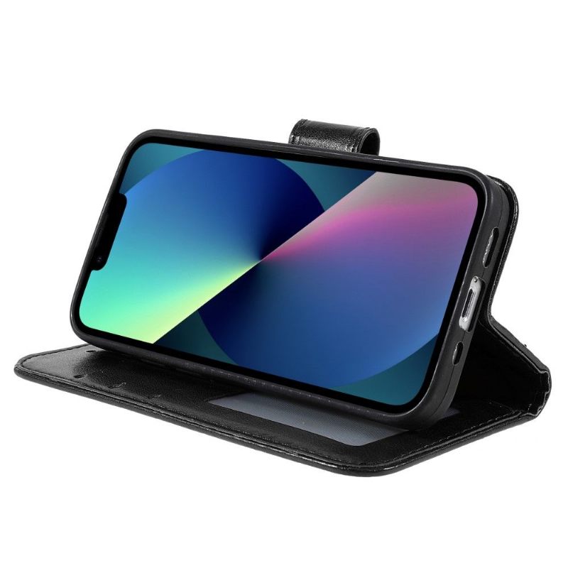 Κάλυμμα iPhone 13 Θήκη Flip Κάτοχος Κάρτας Flap