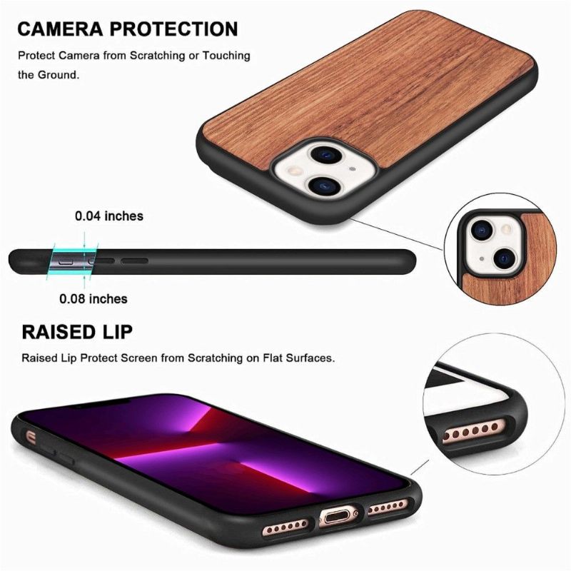 Θήκη iPhone 13 Premium Wood - Καφέ