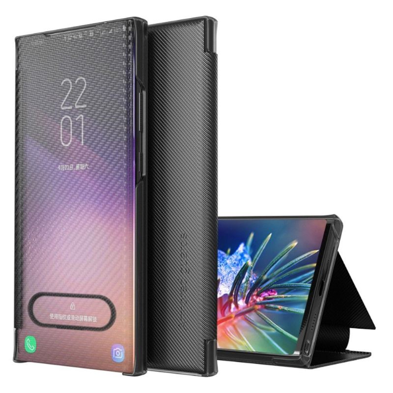 θηκη κινητου iPhone 13 Pro Max Θήκη Flip Ίνα Άνθρακα