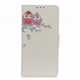 Κάλυμμα Xiaomi Redmi Note 10 / 10S Δύο Κουκουβάγιες Στο Δέντρο