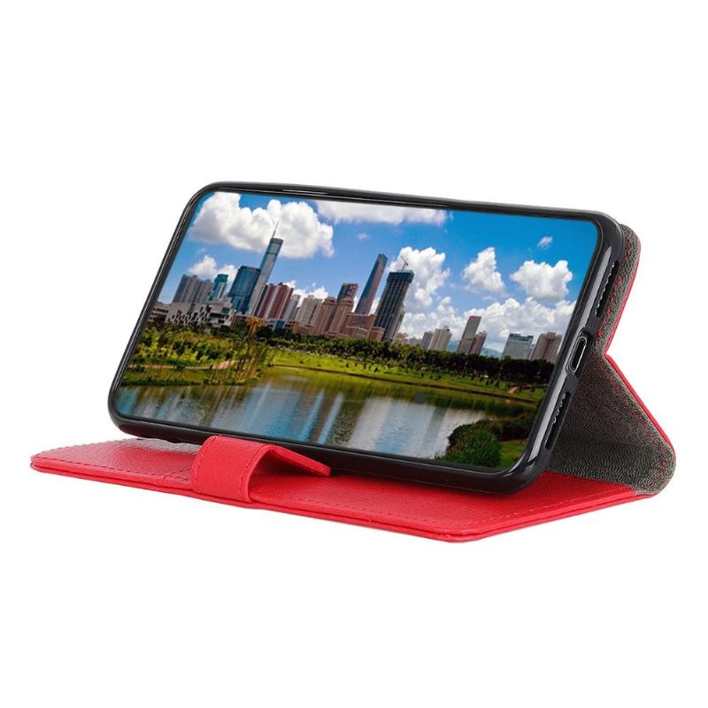 Κάλυμμα Xiaomi Mi 11i / Poco F3 Litchi Skin Effect Leather Style