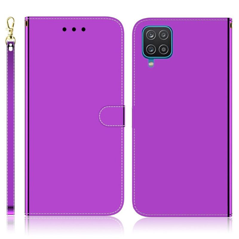 Κάλυμμα Samsung Galaxy A22 4G Εφέ Καθρέφτη Από Συνθετικό Δέρμα