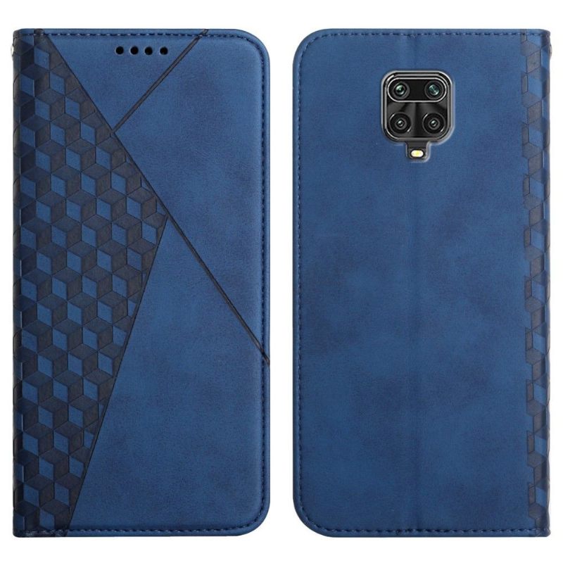 Θήκη Flip Xiaomi Redmi Note 9S / Redmi Note 9 Pro Γεωμετρία Κύβου