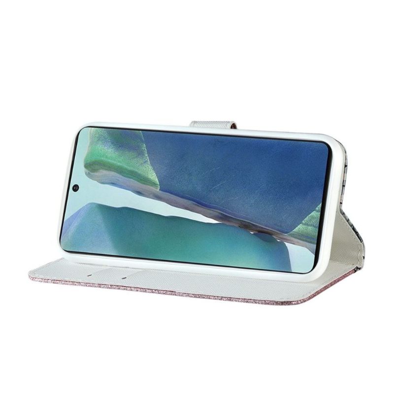 θηκη πορτοφολι Samsung Galaxy Note 20 Glamour Croc Εφέ