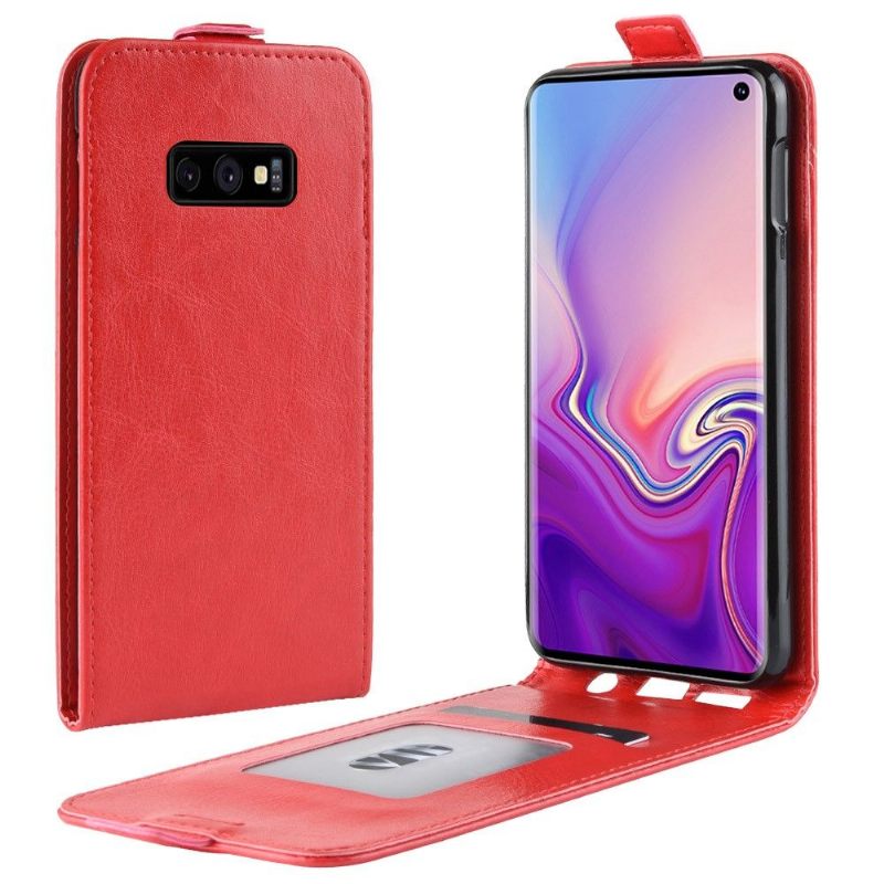 Θήκη Flip Samsung Galaxy S10e δερματινη θηκη Faux Leather Vertical