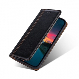 Κάλυμμα Google Pixel 6 Pro Θήκη Flip Ραφή Με Flip Folio
