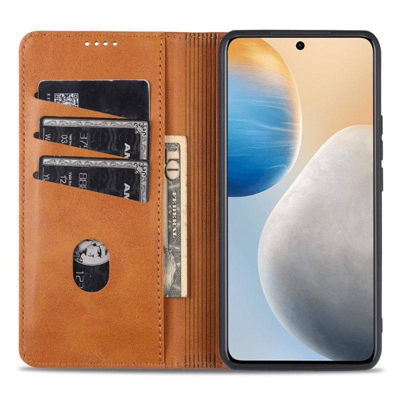 Θήκη Flip Vivo X60 πορτοφολι Azns Faux Leather