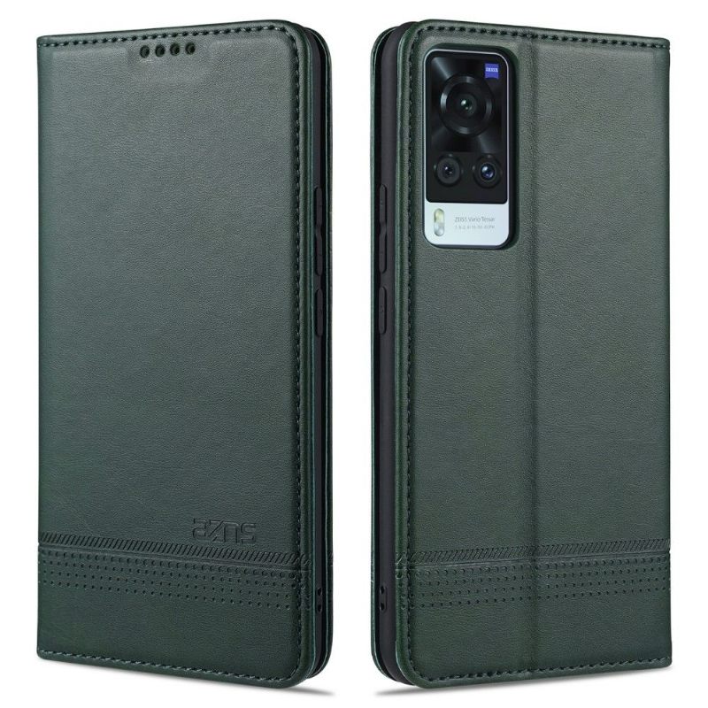 Θήκη Flip Vivo X60 πορτοφολι Azns Faux Leather