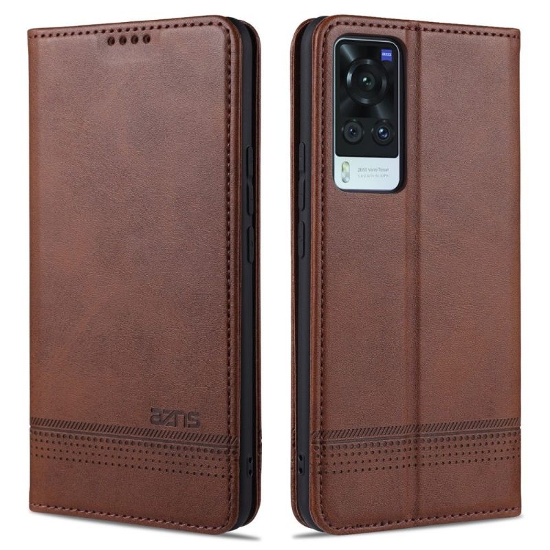 Θήκη Flip Vivo X60 πορτοφολι Azns Faux Leather