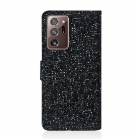 δερματινη θηκη Samsung Galaxy Note 20 Ultra Θήκη Κάρτας Glitter