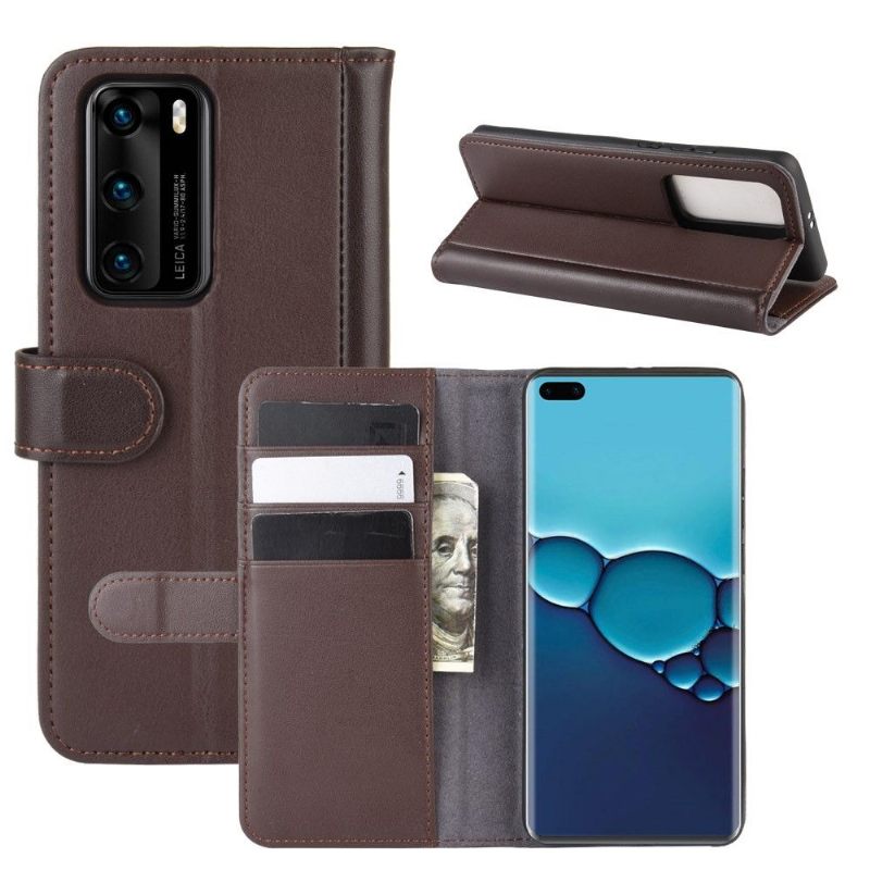 δερματινη θηκη Huawei P40 Θήκη Flip Premium Δέρμα