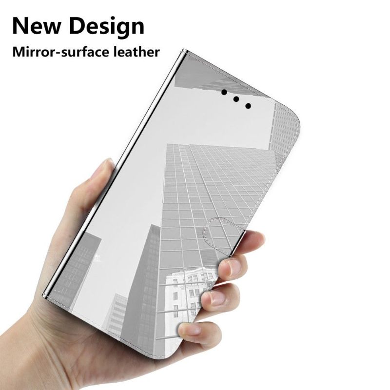 Κάλυμμα Motorola Moto G31 / Moto G41 Εφέ Καθρέφτη Από Συνθετικό Δέρμα