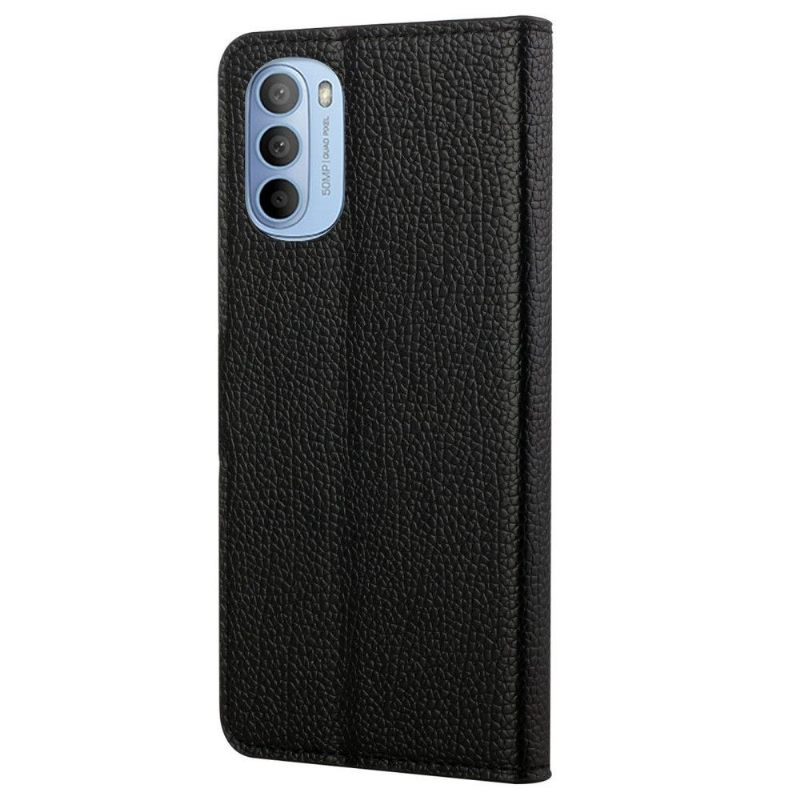 Κάλυμμα Motorola Moto G31 / Moto G41 Grained Leather Effect