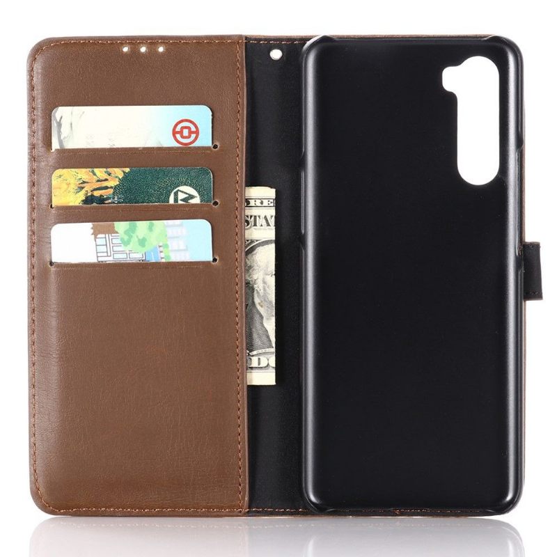 Κάλυμμα OnePlus Nord Faux Leather Retro