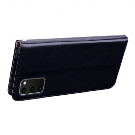 Θήκη Flip Samsung Galaxy S20 Deluxe Vintage Leather Effect