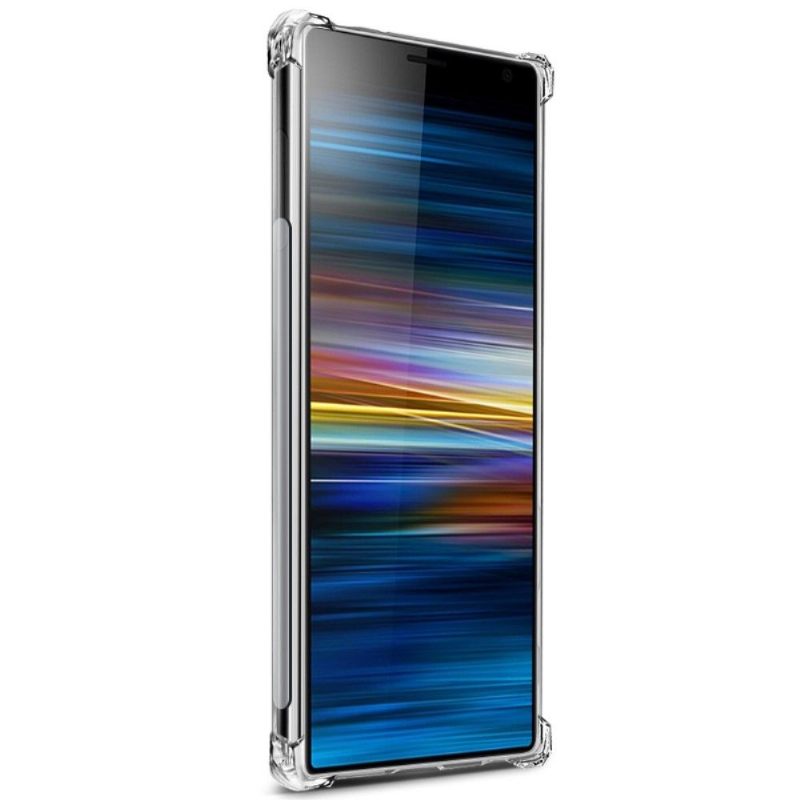 θηκη κινητου Sony Xperia 10 Διαφανές + Προστατευτική Μεμβράνη