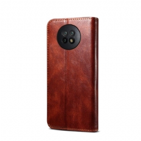 δερματινη θηκη Xiaomi Redmi Note 9T Ernestine Εκτεθειμένες Ραφές