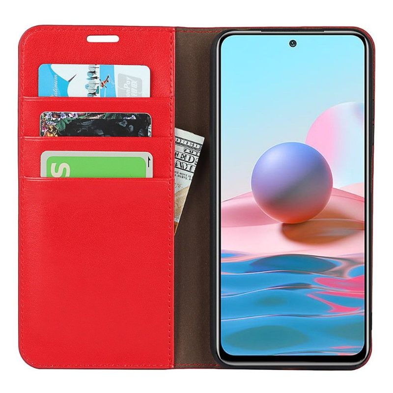 Κάλυμμα Xiaomi Redmi Note 10 5G / Poco M3 Pro Δερμάτινη Βάση Θήκης Για Κάρτες