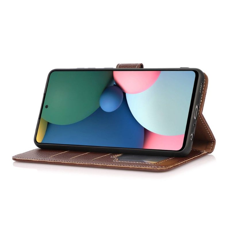 Κάλυμμα OnePlus Nord 2 5G Claudia Grained Faux Leather