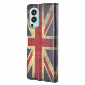 Κάλυμμα OnePlus Nord 2 5G Vintage Βρετανική Σημαία