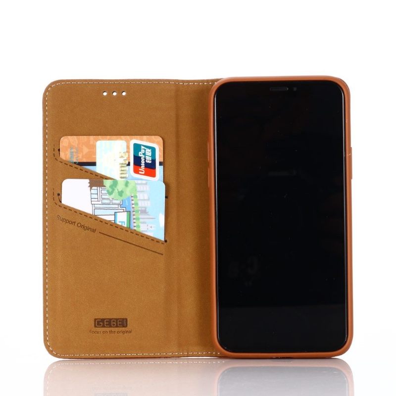 Κάλυμμα iPhone 11 Pro Εφέ Gebei Grained Leather