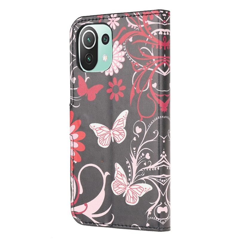 Κάλυμμα Xiaomi Mi 11 Lite 5G NE / Mi 11 Lite / Mi 11 Lite 5G Πεταλούδες Και Λουλούδια