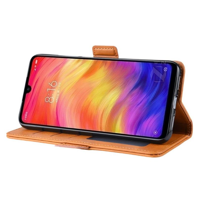 Θήκη Flip Xiaomi Redmi Note 7 πορτοφολι Ματ Δερμάτινη Επικάλυψη