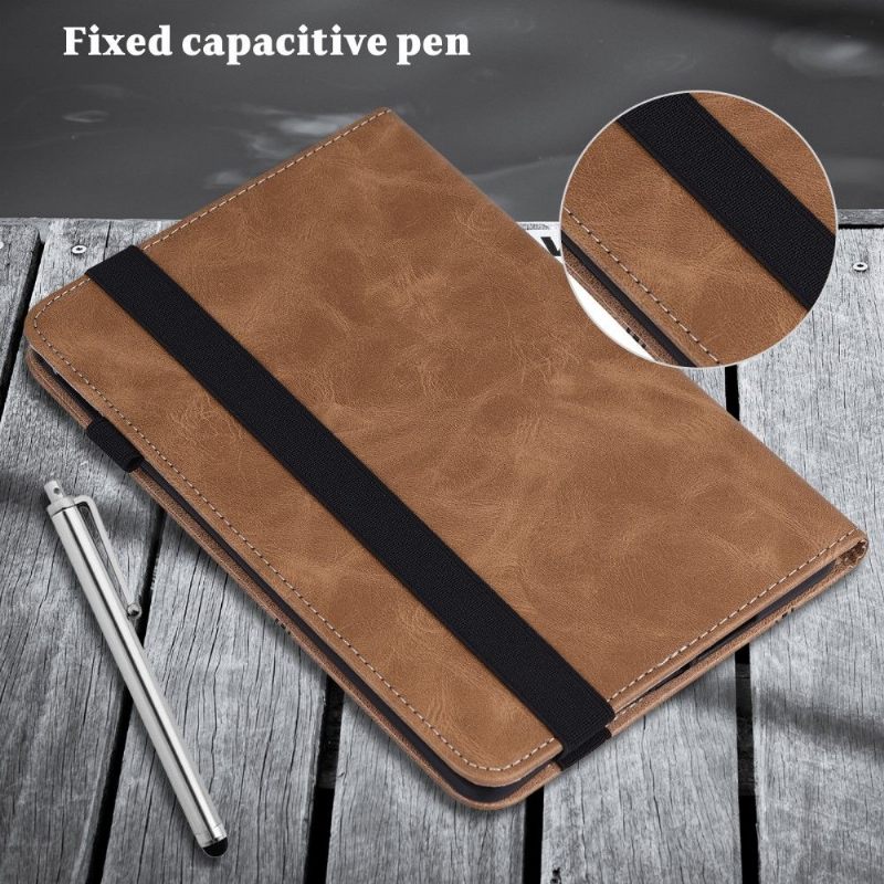 Εξώφυλλο iPad Mini 6 (2021) Leather Effect Lines