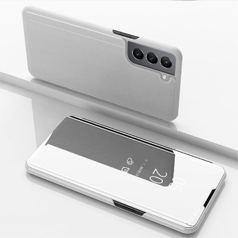 Θήκη Samsung Galaxy S22 Plus 5G Θήκη Flip Εφέ Καθρέφτη