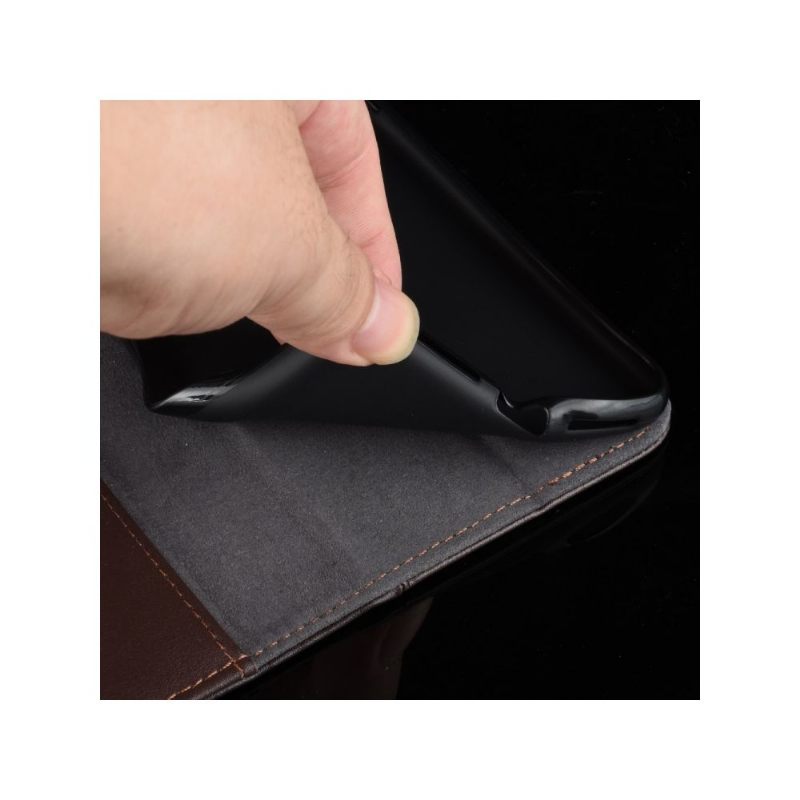 Θήκη Flip OnePlus 7T Pro Premium Δέρμα