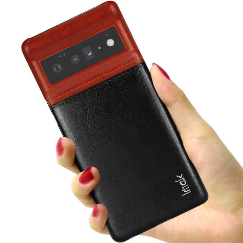 Θήκη Google Pixel 6 Imak Δίχρωμο Faux Leather