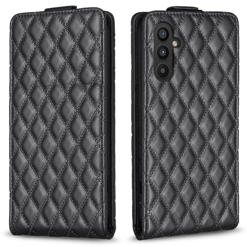 Θηκη Κινητου Samsung Galaxy A15 Καπιτονέ Κάθετο Πτερύγιο