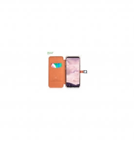 δερματινη θηκη Samsung Galaxy S9 Lenuo Premium Faux Leather - Καφέ