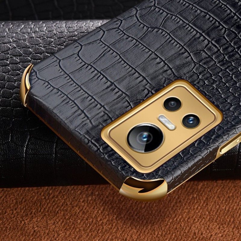 Θήκη Realme GT Neo 3 Εφέ Κροκ Με Δαχτυλίδι