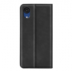 Θήκη Flip Samsung Galaxy A03 Core Λειτουργική Βάση Από Συνθετικό Δέρμα