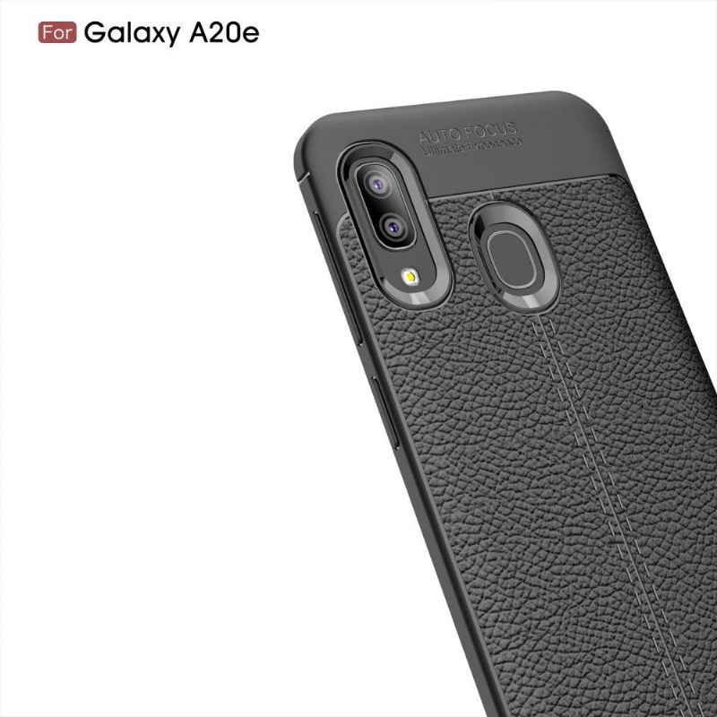 Θήκη Samsung Galaxy A20e Ζελ Φινιρίσματος Από Ψεύτικο Δέρμα