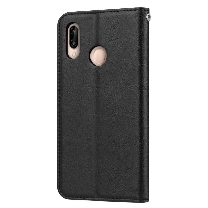 Θήκη Flip Xiaomi Redmi 7 Δερμάτινο Με Βάση Και Κάρτα