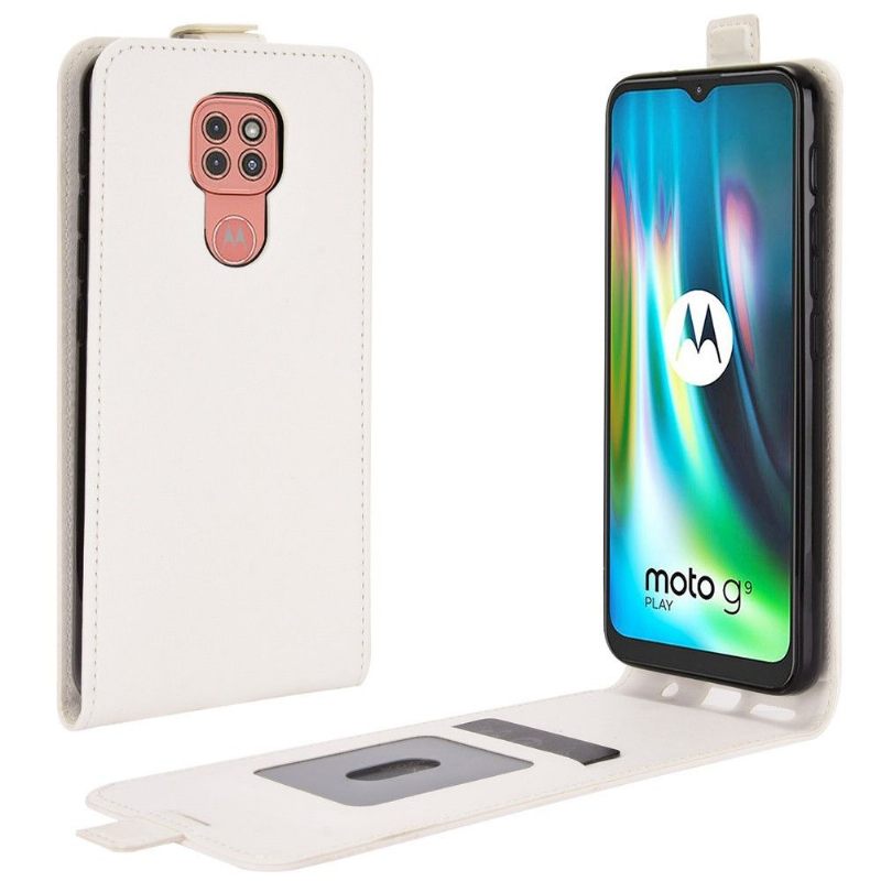 Θήκη Flip Motorola Moto G9 Play δερματινη θηκη Faux Leather Vertical