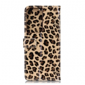 Θήκη Flip Samsung Galaxy S21 Ultra 5G Faux Leopard Style