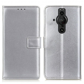 Κάλυμμα Sony Xperia Pro-I Βασικό Συνθετικό Δέρμα