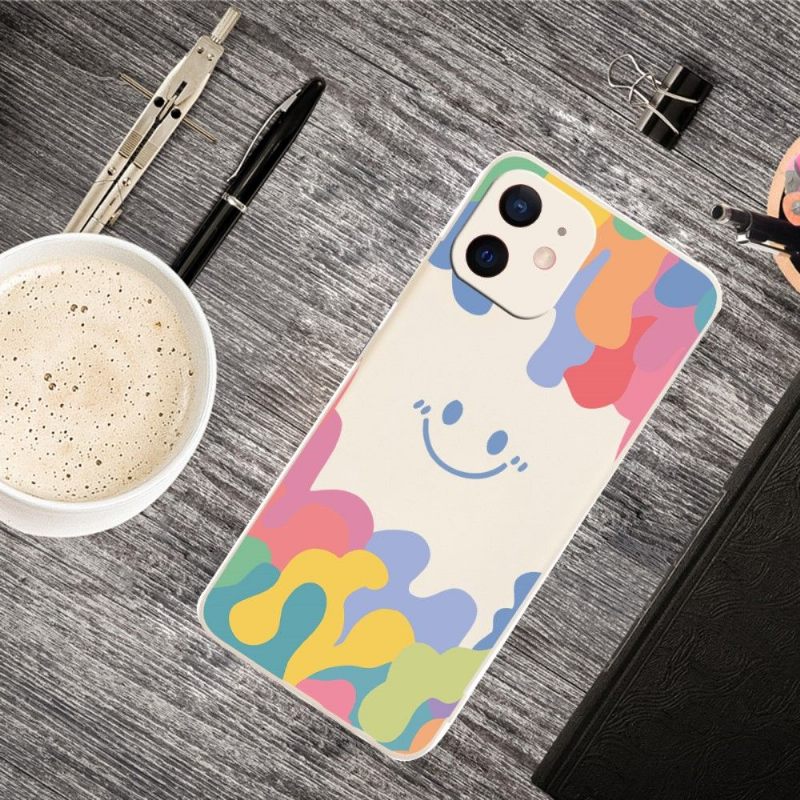 Θήκη iPhone 12 Mini Silicone Smiling Splash