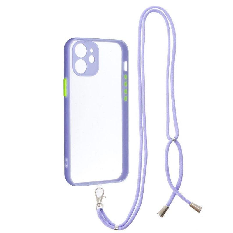 θηκη κινητου iPhone 12 Mini με κορδονι Καθαρός Προφυλακτήρας