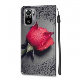 Κάλυμμα Xiaomi Redmi Note 10 4G / Note 10S Κόκκινο Τριαντάφυλλο