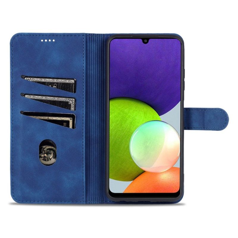 δερματινη θηκη Samsung Galaxy A22 5G Θήκη Flip Κάτοχος Κάρτας Azns
