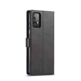 δερματινη θηκη Samsung Galaxy A72 4G / A72 5G Θήκη Flip Leather Effect Lc.imeeke