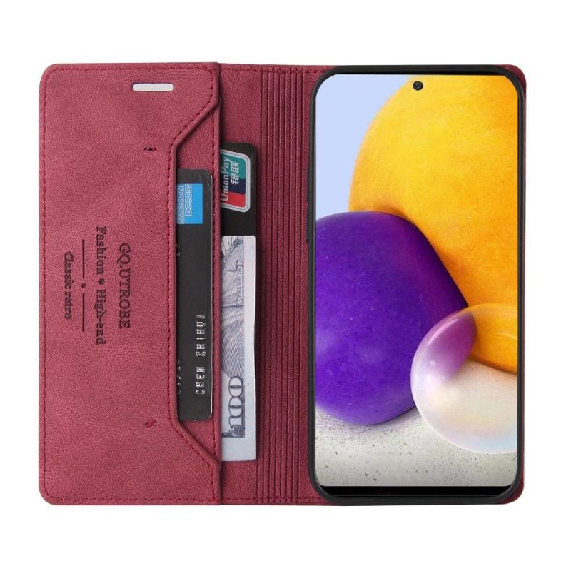 Κάλυμμα Samsung Galaxy A72 4G / A72 5G Classic Retro Faux Leather
