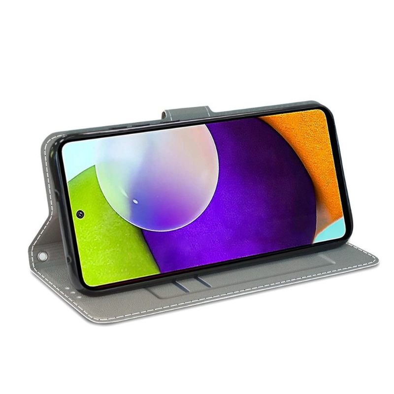 Θήκη Flip Samsung Galaxy A72 4G / A72 5G Σταγόνες Νερού