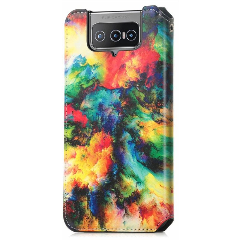 Κάλυμμα Asus Zenfone 8 Flip Θήκη Flip Iridescent Cloud