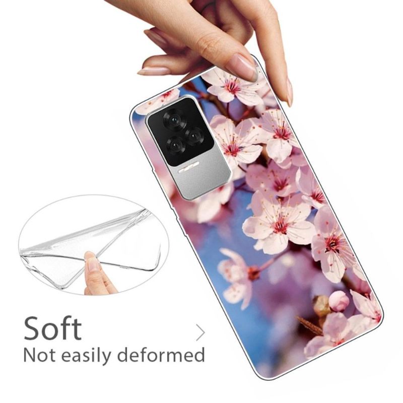 θηκη κινητου Poco F4 Ροδάκινο Blossom