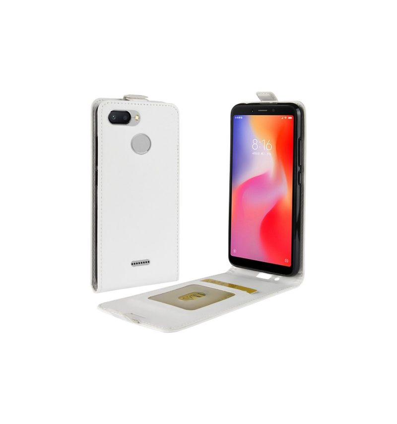 δερματινη θηκη Xiaomi Redmi 6 Θήκη Flip Faux Leather Vertical